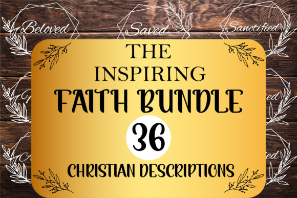 Botanical Faith Bundle for Embroidery Projects