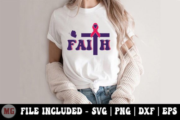 Embroidery Review: Faith - Breast Cancer SVG
