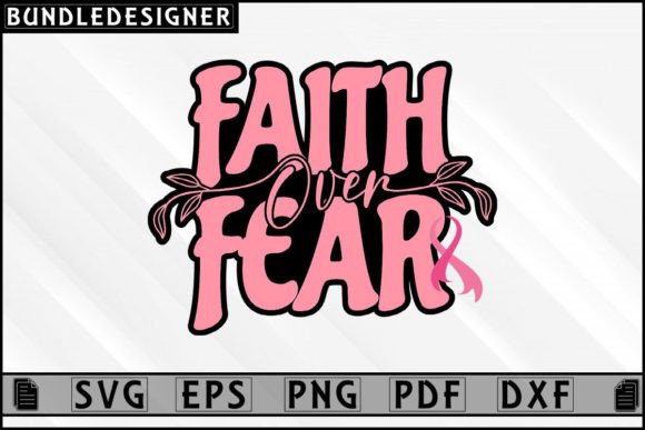 Embroidery Review: Faith over Fear-Breast Cancer SVG Design