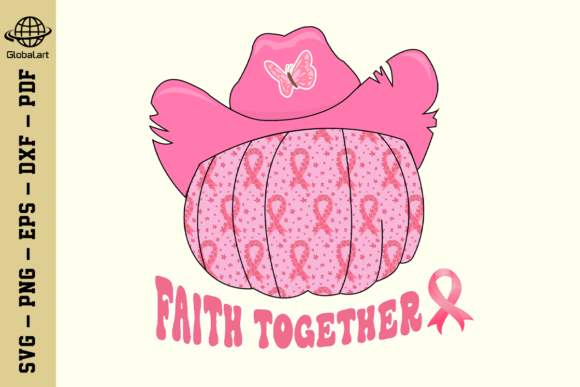 Embroidery Review: Faith Together Breast Cancer SVG