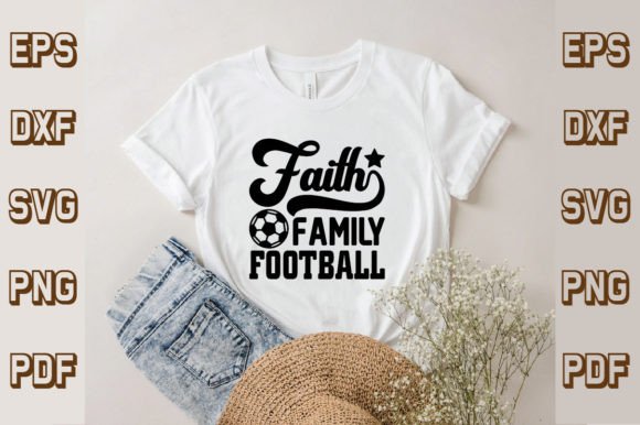 Faith Family Football SVG Review for Real Embroidery Projects