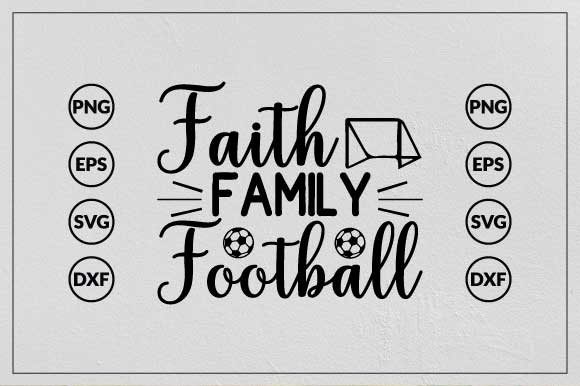 Faith Family Football T-shirt Design Review for Real Projects