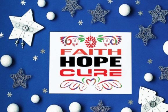 Real-World Use of Faith Hope Cure-SVG in Embroidery Projects