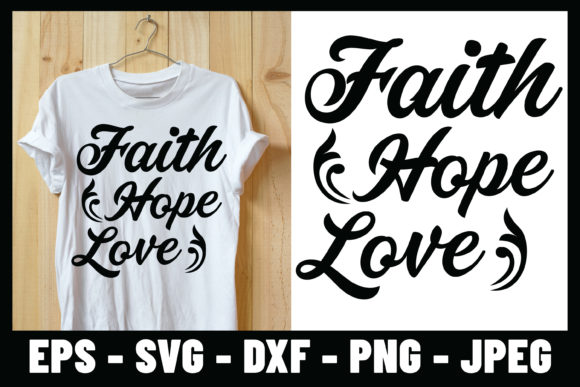 Review of Faith Hope Love SVG Lettering Tee Design for Real Embroidery Projects